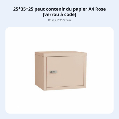 Boîte rangement métal - en,
