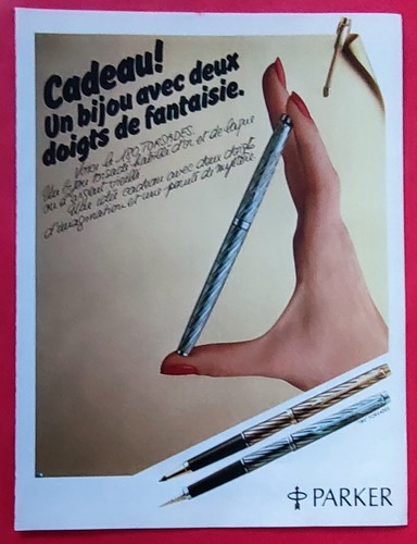 Publicité presse stylo - publicité, presse: