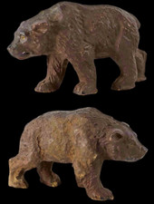 figurine ELASTOLIN OURS  /