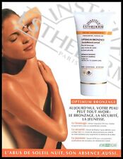 1990's Topless Body vare Esthederm Magazine Print Ad Women Fashion -1pg