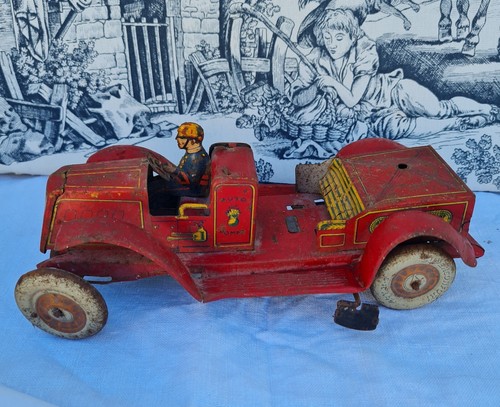 Ancien camion pompier en - camion, de