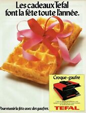  publicité Advertising 0422 1979   Tefal  le croque- gauffre cadeaux 