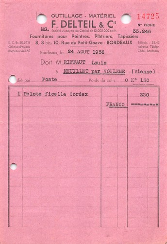 1956 fournitures pour - 1956, peintres