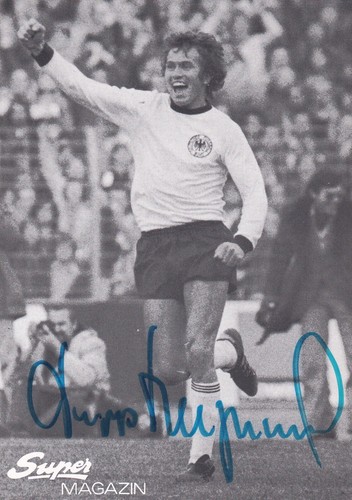 Jupp heynckes carte ancienne - carte,