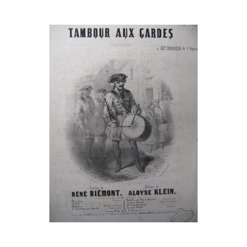 Klein aloys tambour aux - aux, gardes