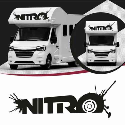 Nitro autocollant camping - nitro,