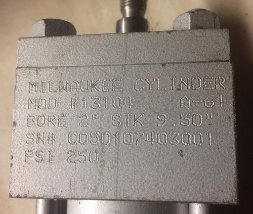 Milwaukee cylinder 61 - milwaukee,