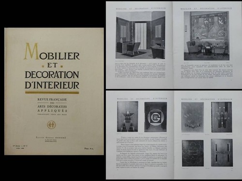 Mobilier decoration 1925 - mobilier, v