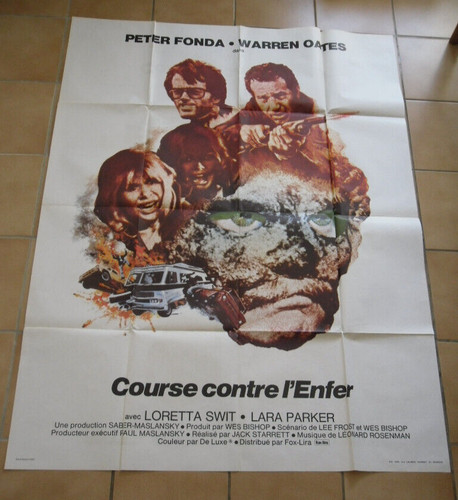 Affiche course contre enfer - affiche,