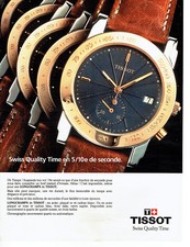 Publicité Advertising 018  1989  montre Longchamp pat Tissot