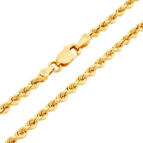 18k jaune 3mm diamant coupe - jaune,