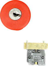 Coup de poing à serrure TELEMECANIQUE XB2 BS9445