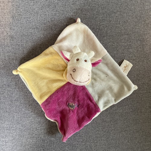 Doudou vache plat polychrome - plat,