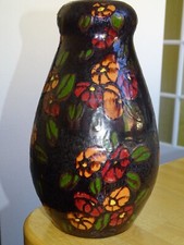 SAVOIE ART POPULAIRE ANCIEN VASE SISPA hauteur 27 cm emile simonod
