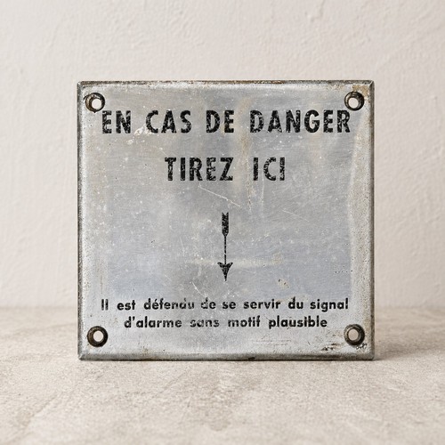 Plaque murale sécurité - plaque, s