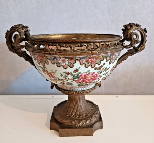 Ancienne coupe bronze et - coupe,