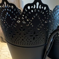 IKEA SKURAR Black Matte Metal