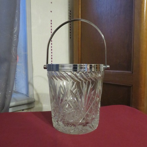Seau glaçons en cristal - glaçons,