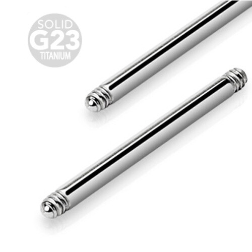 Barre piercing titane de - À,