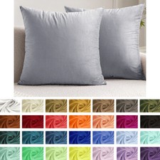 Coussin Velours Couleur Unie