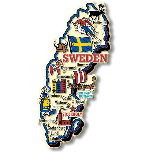 Sweden jumbo country - jumbo, magnet