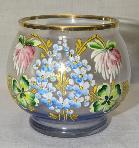 Joli petit vase pot - ou, rond