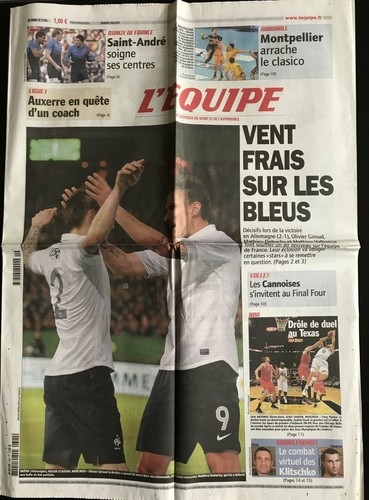 Equipe journal 03 - l'equipe, 2/03/2012