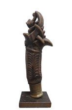 Ancien Manche de Kriss en Bois