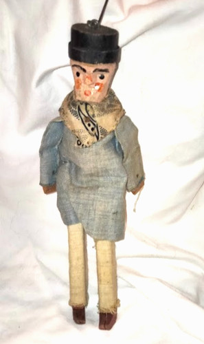 Marionnette ancienne en - ,