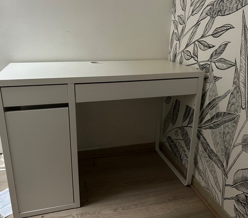 Bureau blanc ikea - bureau,