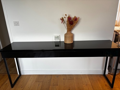 Console noire ikea verre - noire,
