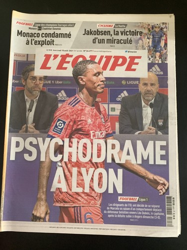 Equipe journal 08 2021 - l'equipe, 18/08/2021