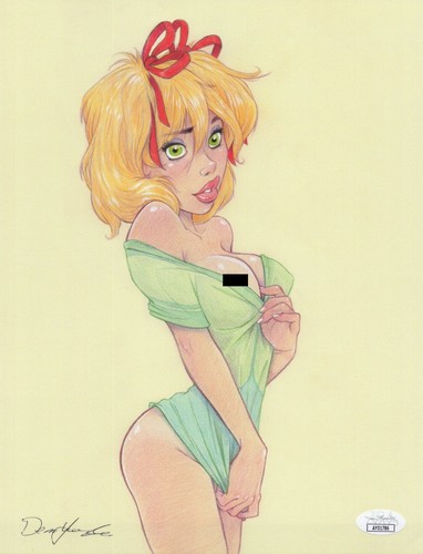 Dean yeagle signed 5x11 art - dean,