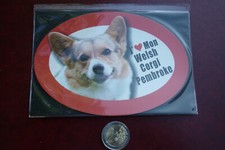 GRAND MAGNET CHIEN  / WELSH CORGI PEMBROKE * 14,8 CM X 10 CM *