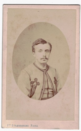 Cdv zouaves pontificaux - cdv, rome