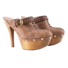 GUCCI 219772 Sabots en bois
