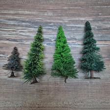 Lot Arbre Sapin Decor Circuit De Train HO Vintage Modelisme Ferroviaire
