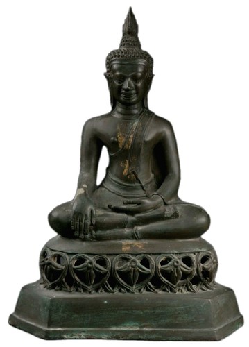 Grand bouddha bronze siam - bouddha,