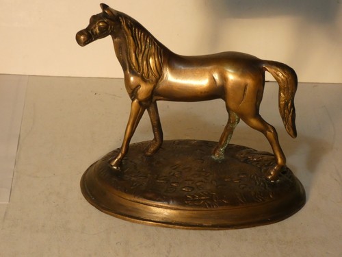Sculpture cheval bronze - cheval,