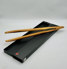 Design Scandinave _ Pince en Bois de Hêtre pour Barbecue