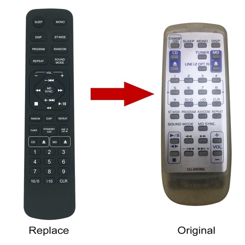 Xr055 remote control fit - cu-xr055,