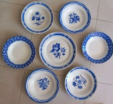 6 ASSIETTES CREUSES ANCIENNES