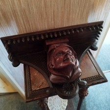 Etagère Ancienne Bretonne en Bois Sculpté