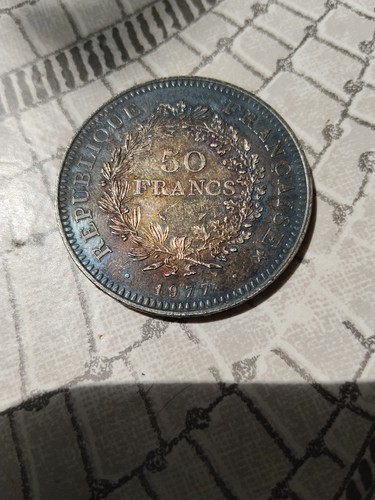 Francs hercule argent 1977 - francs,