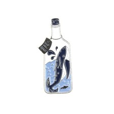 Pin's Baleine en bouteille -