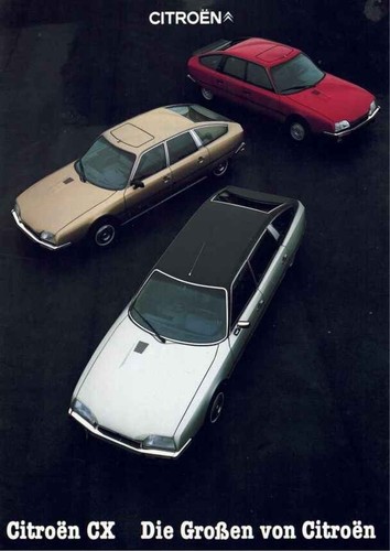 Catalogue brochure citroën - brochure, cx