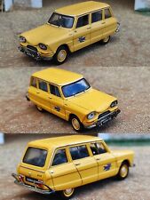 1/43 CITROEN AMI 6 BREAK 1968 POSTE PTT Voiture Miniature Collection Idée Cadeau
