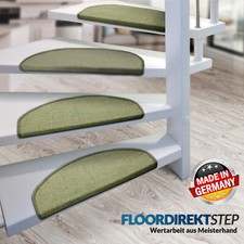 Sisal Tapis de Marche / pour Escalier D'Escalier Treppenstufenmatten Vert