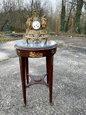 Pendulette Horloge du 19ème " Les amoureux "  à restaurer