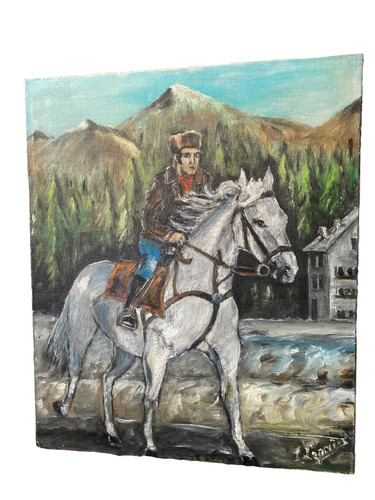 Ancien tableau toile - ancien, peinture